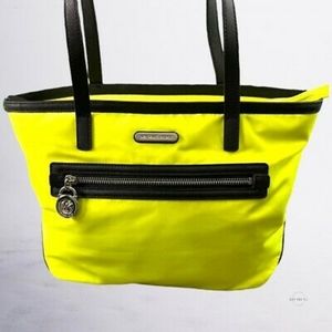 Michael Kors Neon Yellow Nylon Tote